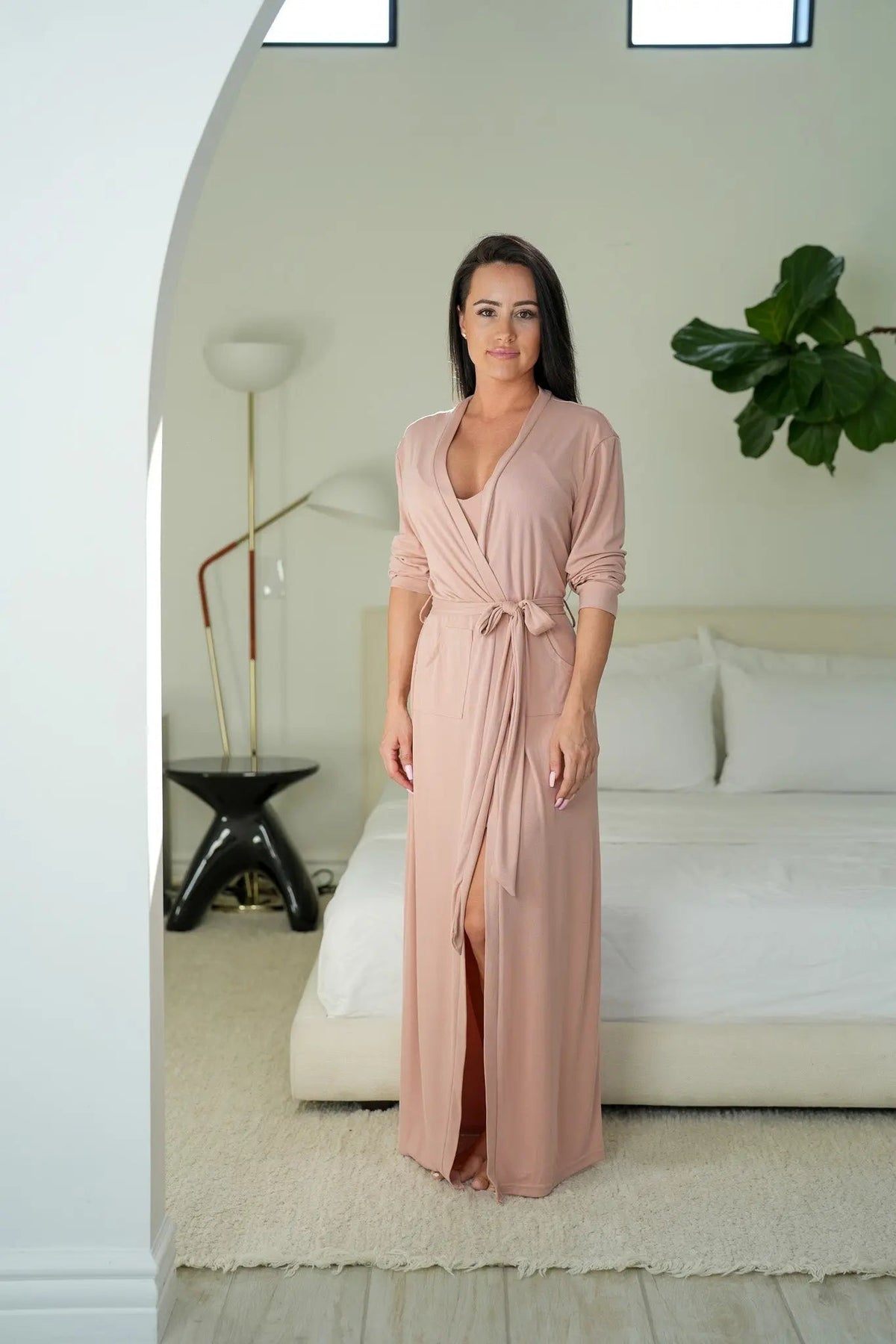 Sexy Basics Classic Long Robe
